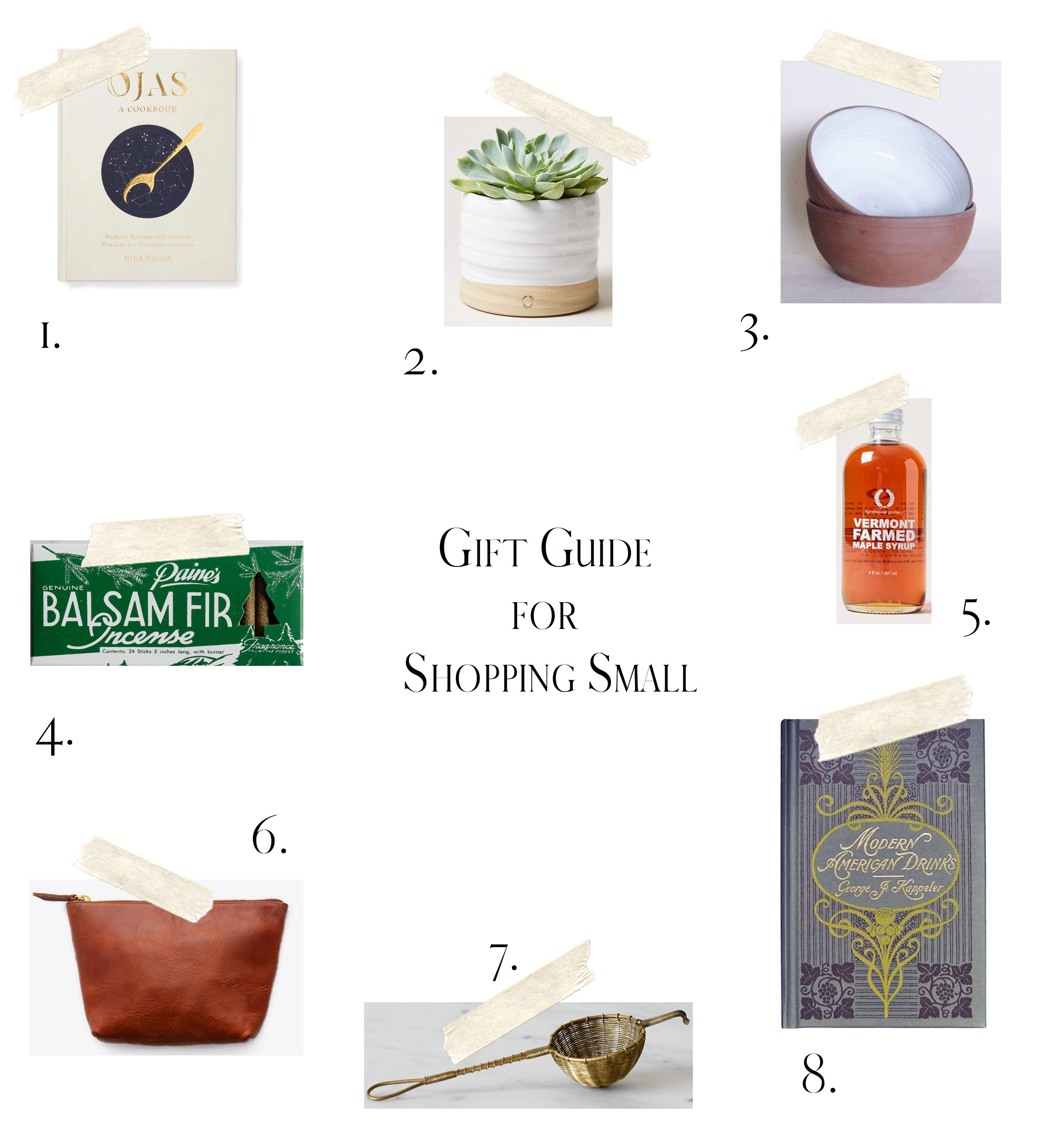 Gift Guide for Shopping Small